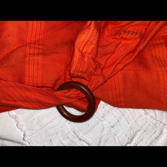 Free People Orange Strapless Dress 4 - Picture 4 of 5